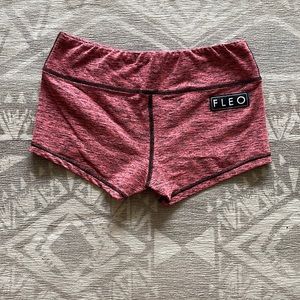 Fleo heather pink shorts